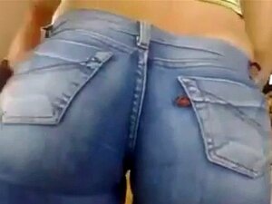 Ass in jeans porn
